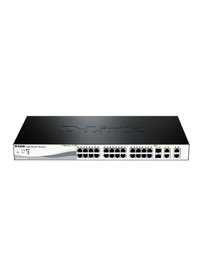 Buy 28-Port PoE Fast Ethernet Smart Managed Switch Black in UAE