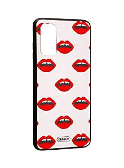 اشتري Mirror Back Cover Hard Slim Creative Case Red Lips Desing For Samsung Galaxy S11E-S20 Multicolour في مصر