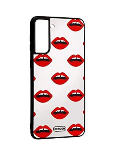 Buy Mirror Back Cover Hard Slim Creative Case Red Lips Desing For Samsung Galaxy S30 Plus-S21 Plus Multicolour in Egypt