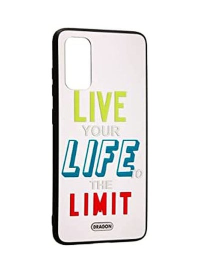 اشتري Back Cover Hard Slim Creative Case Live Your Life The Limit Desing For Samsung Galaxy S11E- S20 Multicolour في مصر