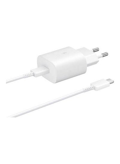 Buy PD Adapter With USB-C to USB-C Cable White in Egypt
