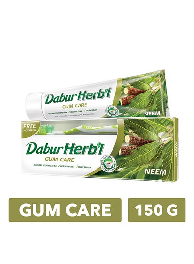 Buy Herbal Neem Toothpaste With Free Toothbrush 150grams in Saudi Arabia