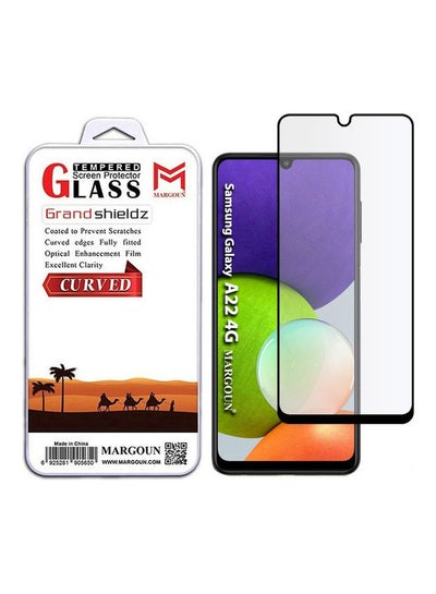 Buy Screen Protector HD Tempered Glass for Samsung Galaxy A22  (6.4inch) Clear in UAE