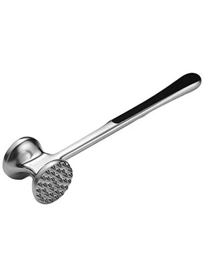 Buy Stainless Steel Kitchen Beef Chicken Beater Meat Hammer Silver-Black in Egypt