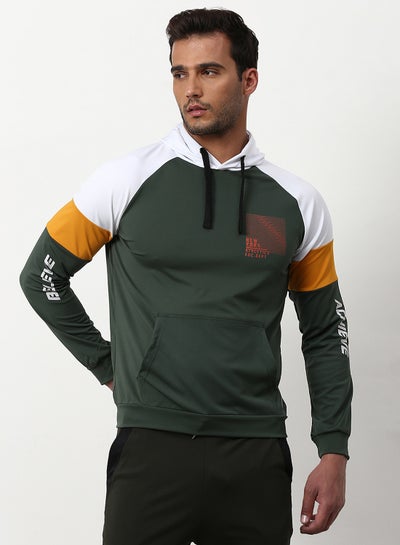 Buy Active Wear Sweatshirt Green in Saudi Arabia