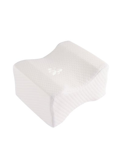 Buy Comfortable Leg Support Pillow Cotton white 20x25x16cm in UAE