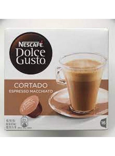 اشتري Dolce Gusto Espresso Macchiato Cortado Coffee Capsules-16 Capsules  Single في مصر