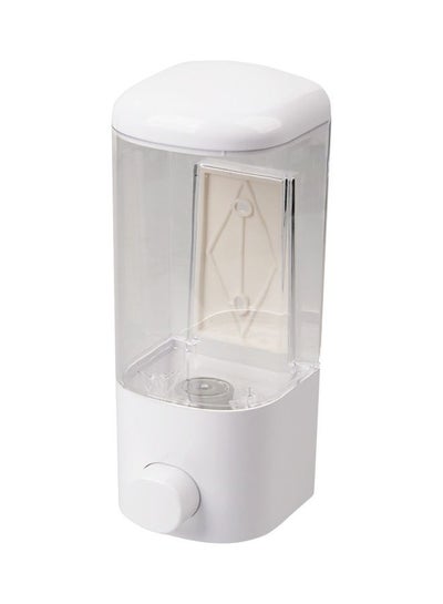 Buy Titanium Soap Dispenser White 8x8x19.5cm in Egypt