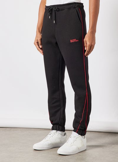 اشتري Keybridge Logo Joggers Black في الامارات