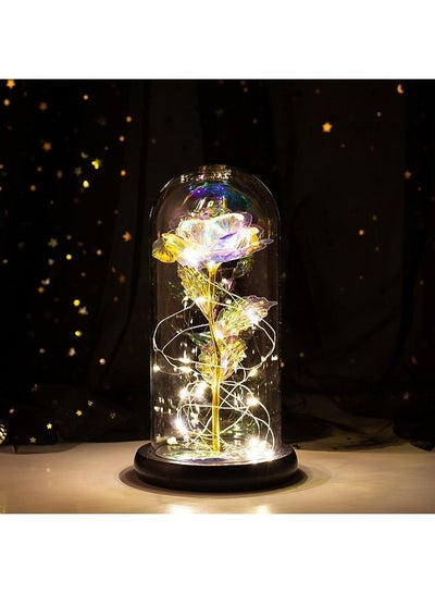 اشتري Dome Lights Gold Foil Flower With Fairy String Multicolour في الامارات