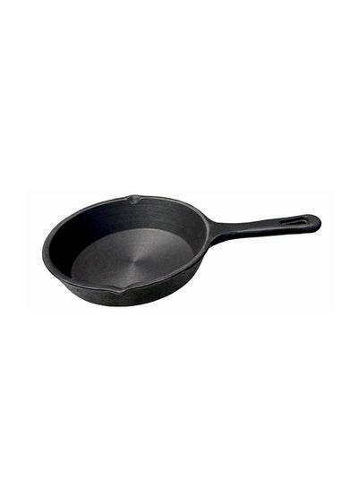 Buy Pre-Seasoned Cast Iron Skillet Black 6inch in UAE