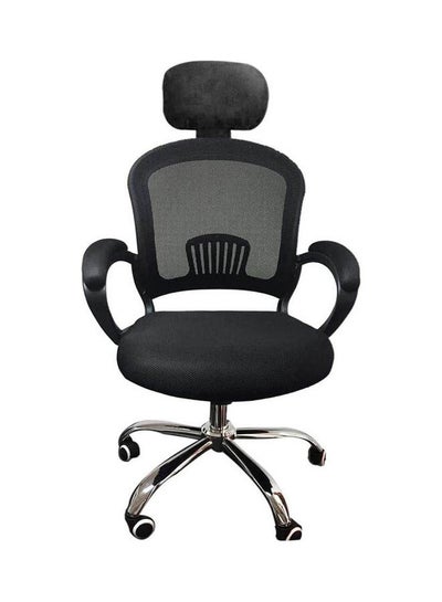 Buy Mowafyco Office Chair With Headrest Black in Egypt