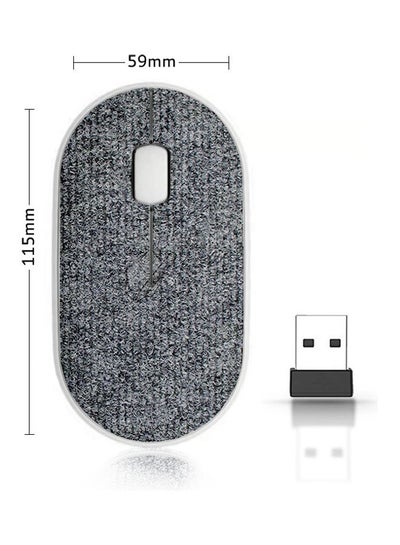 Buy Wireless Mouse - Carpet Texture Seamless Grey in Saudi Arabia