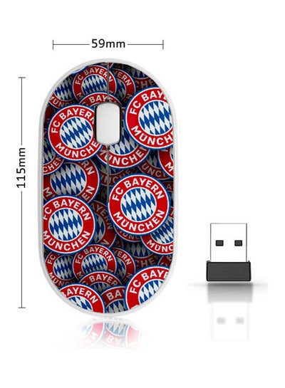 اشتري Wireless Mouse - Bayern Red/Blue/White في السعودية