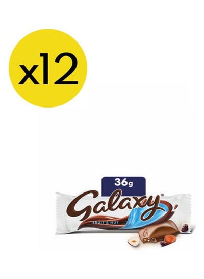 اشتري شوكولاتة بالمكسرات والفواكه 36غرام عبوة من 12 قطعة في مصر