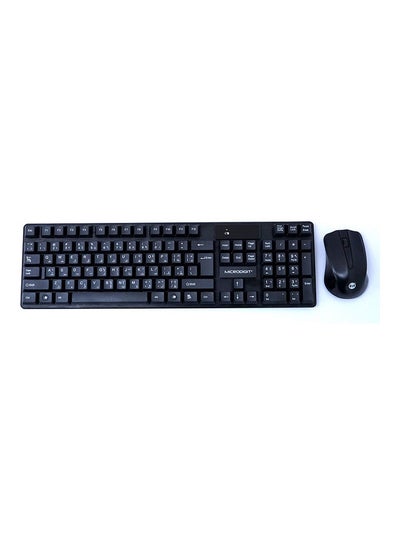 اشتري Wireless Computer Keyboard And Mouse Set Black في مصر