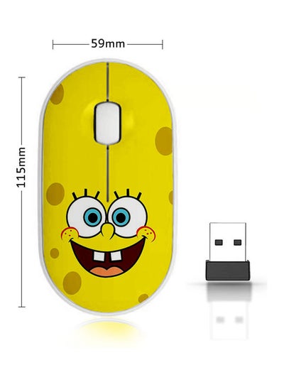 Buy Wireless Mouse- Spongebob Multicolour in Saudi Arabia