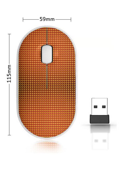 Buy Wireless Mouse - Vertical Seamless Gold in Saudi Arabia