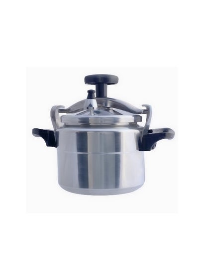 Buy Stainless Steel Durable & Elagant Look, Dishwasher Safe Large Handles, For Secure Handling Gas Compatible Pressure Cooker With Clipon Lid Silver Silver 7Liters in UAE