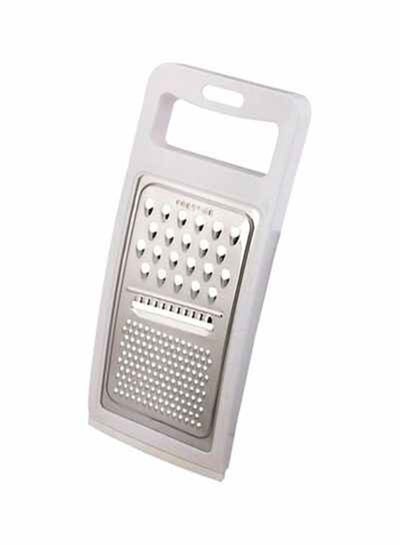 3-Way Flat Grater Silver/White 5x5x4cm price in UAE | Noon UAE | kanbkam