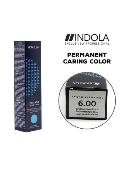 Buy Permanent Caring Color 6.00 Dark Blonde Intense Natural 60ml in Egypt
