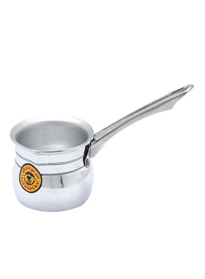 Buy Power Aluminum Milk Pot With Handle Size 5 Silver in Egypt
