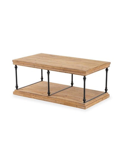 Buy Vega Coffee Table Walnut 128x78x23cm in UAE