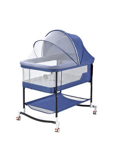 Buy Portable Folding Crib Newborn Baby Sleeping Cradle Large Adjustable Bed in Saudi Arabia