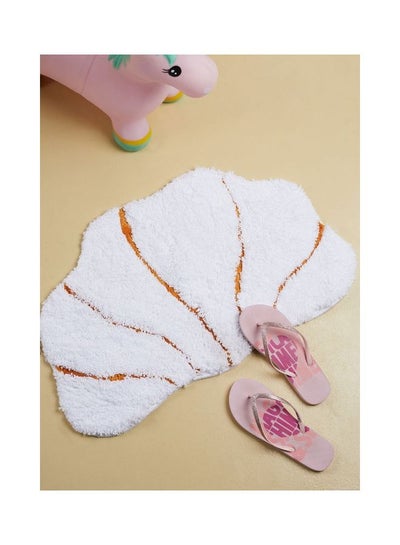 اشتري Seashell Bath Mat White One Size في الامارات