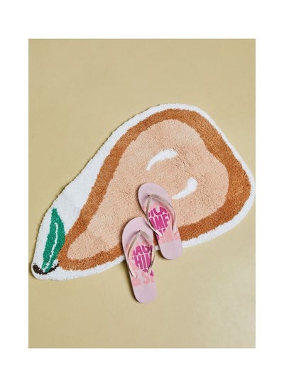 Buy Peach Design Bath Mat Multicolour One Size in UAE