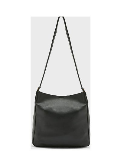 Buy Double Strap Shoulder Bag Black in UAE