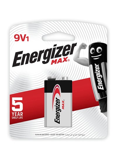 اشتري 9V Size Max Battery Set Black/Silver في مصر