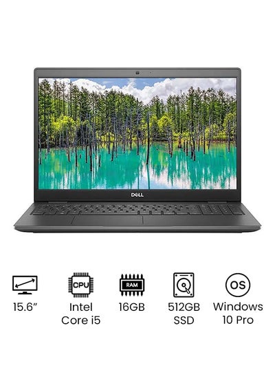 Buy Latitude 3510 Business And Professional Laptop With 15.6-Inch HD Display, Core i5-10210U (6M Cache, up to 4.20 GHz) Processer/16GB RAM/512GB SSD/Intel UHD Graphics 620/Windows 10 Pro- English/Arabic Black in UAE