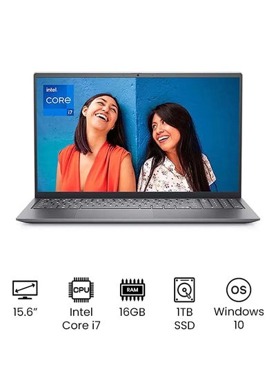 Buy Inspiron 15 5510 Professional Laptop With 15.6 Inch Full HD Display, 11th Gen Core i7-11370H Processor/16GB RAM/1TB SSD/Intel Iris Xe Graphics/Windows 10 English Platinum in UAE