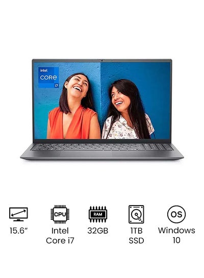 Buy Inspiron 15 5510 Professional Laptop With 16 Inch Full HD Display, 11th Gen Core i7-11370H Processor/32GB RAM/1TB SSD/Intel Iris Xe Graphics /International Version English Platinum in UAE