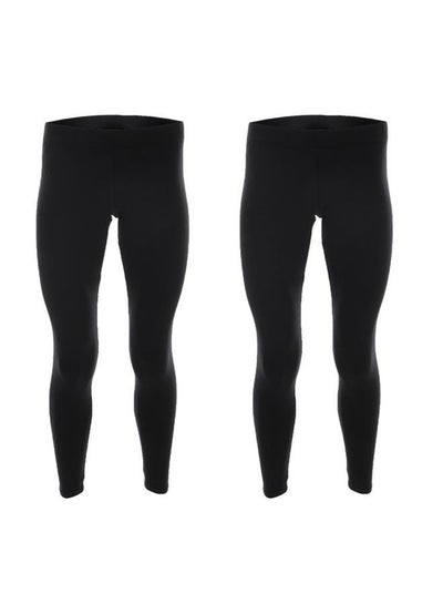 اشتري Bundle OF Two Cotton Women Legging Black في مصر