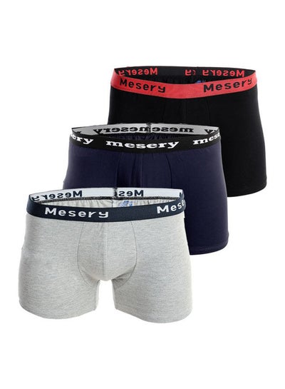 اشتري Bundle OF Three Mens Boxer Brief Multicolour في مصر