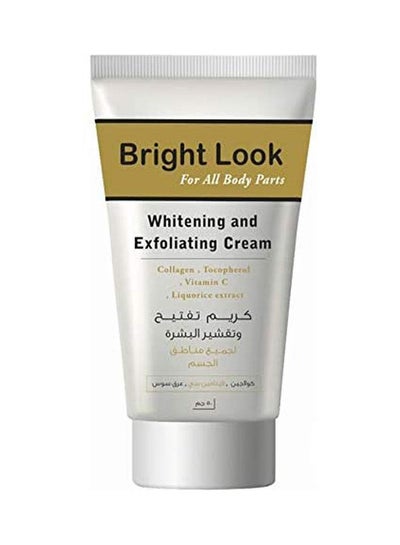 Buy Bright Look Whitening And Exfoliating Cream For Face and All Body Parts With Collagen Clear 50grams in Egypt