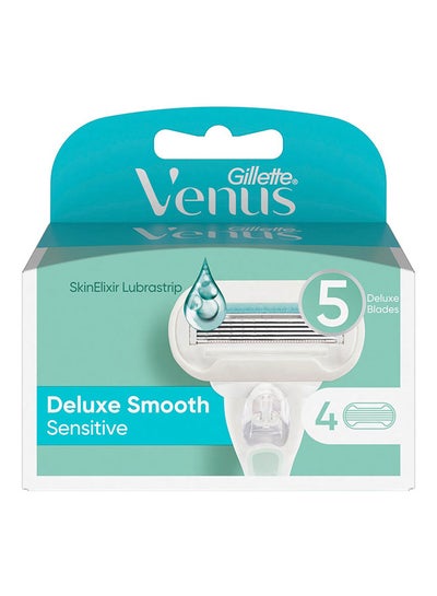 Buy Venus Sensitive Extra Smooth Razor Cartridges 4 Pk Multicolour in Egypt