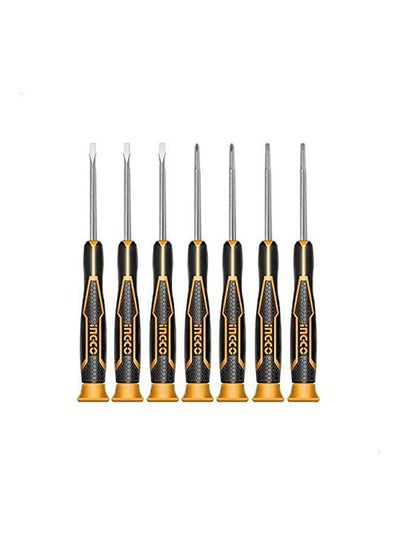 Buy Hksd0718 Precision Screwdriver Set- 7 Pieces Multicolour in Egypt