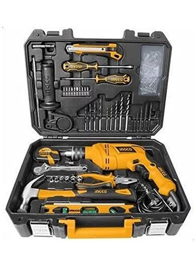 Buy Hkthp11114 Drill With Tool Set111 Pieces Multicolour in Egypt