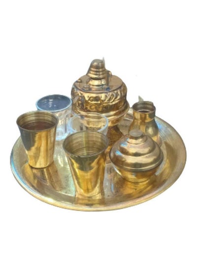 Buy Brass Alcohol Burner Set Gold in Egypt