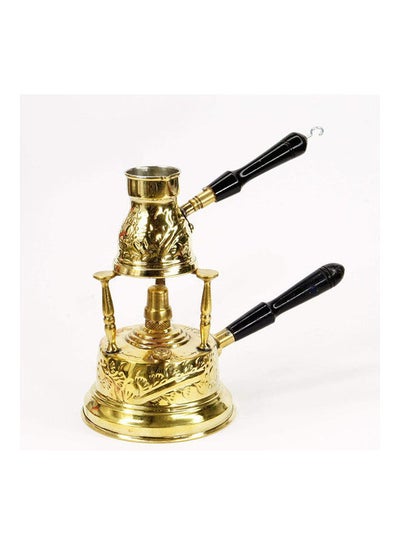 Buy Brass Burner With Coffee Pot Gold in Egypt