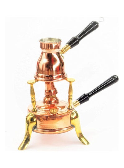 اشتري Brass Alcohol Burner With Coffee Pot Gold في مصر