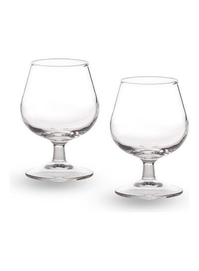 Buy 6-Piece Beverage Glass Set Clear in Saudi Arabia