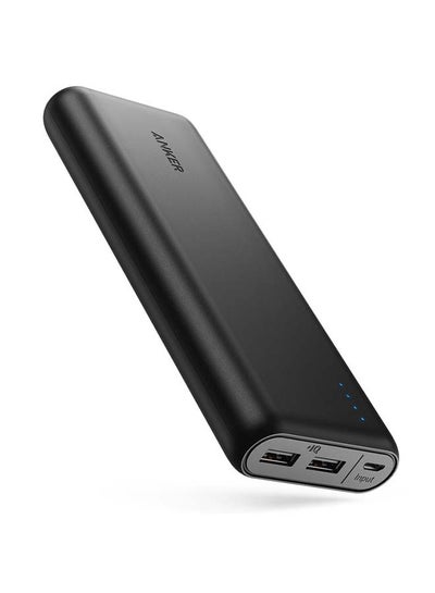 Buy Power Bank Anker PowerCore 20100mAh - Ultra High Capacity Portable Charger with 4.8A Output and PowerIQ Technology, External Battery Pack for iPhone, iPad & Samsung Galaxy & More Black in UAE