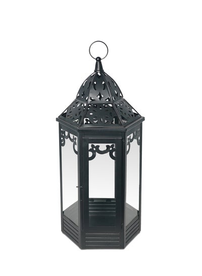 Buy Modern Ideal Design Handmade Lantern Unique Luxury Quality Scents For The Perfect Stylish Home Black 18X18X54cm in UAE
