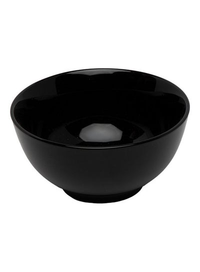 اشتري Elegant Porcelain Chinese Soup Bowl Black 13 x 13 x 10cm في السعودية