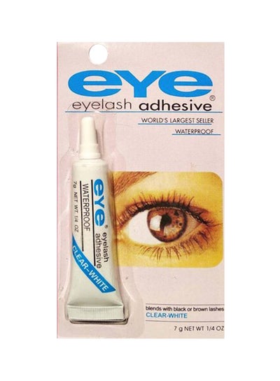 Buy Eyelash Waterproof Adhesive Clear/White in Saudi Arabia