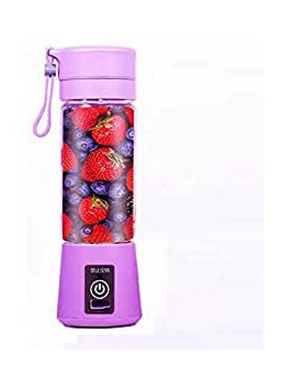 Buy Men Usb Mini Electric Fruit Juicer Handheld Smoothie Maker Blender Juice Cup Purple in Egypt